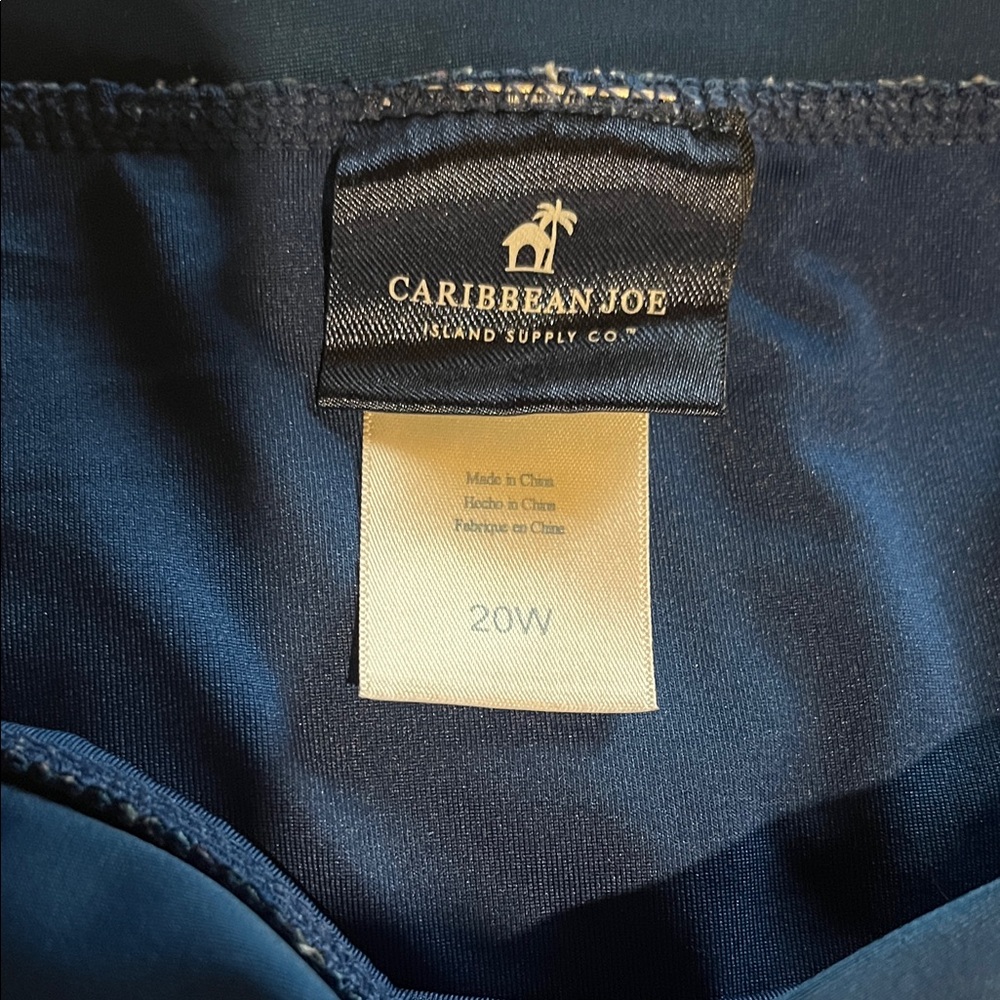 Caribbean Joe Deep Blue Bikini Bottom - Picture 2 of 2